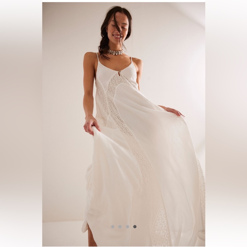 Free People Trail of Flowers Maxi Dress Sz-L